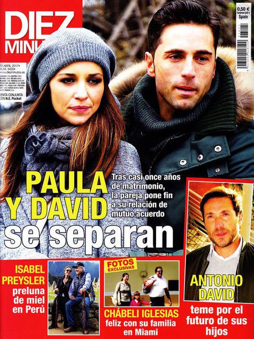 Diez Minutos recoge la separación de David Bustamante y Paula Echevarría