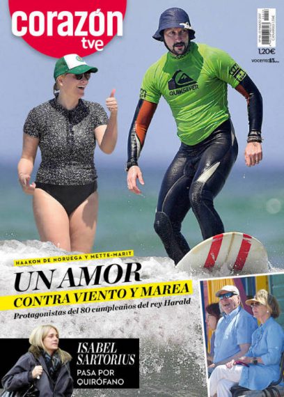 Haakon de Noruega y Mette-Marit en la portada de la revista Corazón