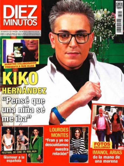 Kiko Hernández habla de la llegada de sus gemelas en la portada de Diez Minutos