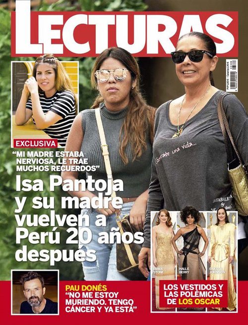 Lecturas relata la vuelta de Isabel Pantoja y Chabelita a Perú 20 años después