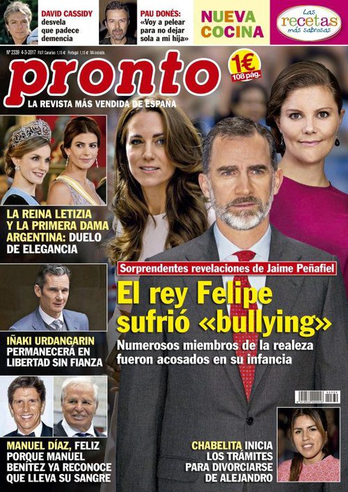 La revelación de Pronto: El Rey Felipe sufrió bullying