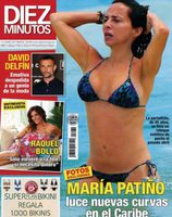 Primer baño de María Patiño en las playas del Caribe en Diez Minutos