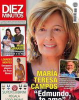 Diez Minutos destaca la declaración de amor de María Teresa Campos