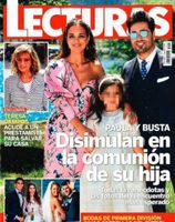 Paula Echevarría y David Bustamante disimulan en la comunión de Daniela en Lecturas