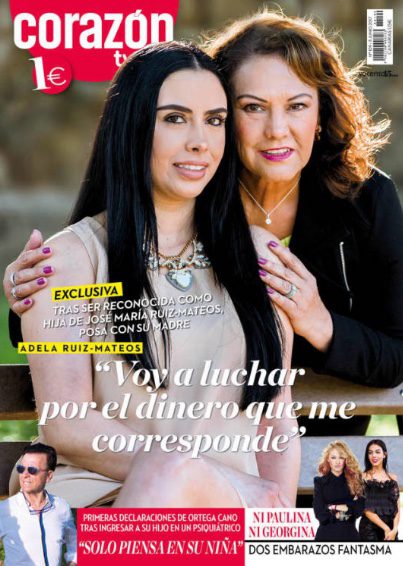 Adela Ruiz-Mateos posa con su madre y habla en exclusiva para Corazón