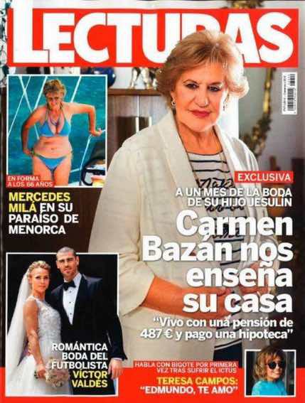Carmen Bazán enseña su casa a Lecturas