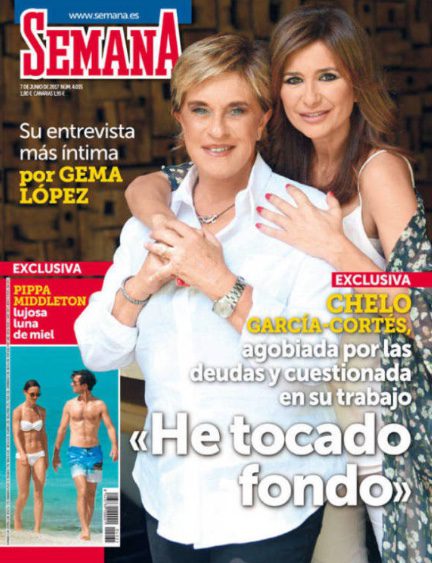 Semana entrevista en exclusiva a Chelo García Cortés, agobiada por las deudas y el trabajo
