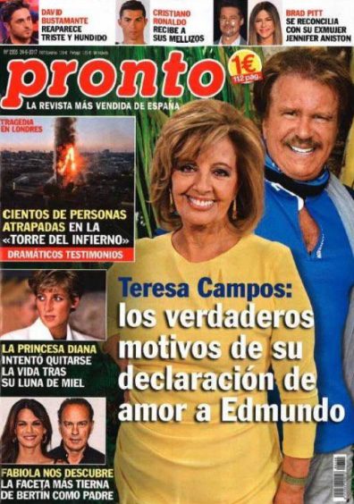 Los motivos de la declaración de amor de María Teresa Campos en Pronto