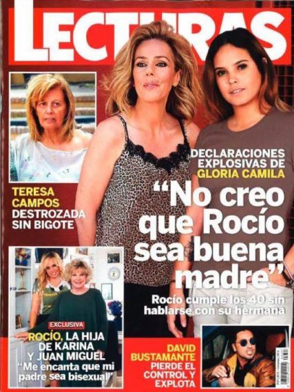 Las explosivas declaraciones de Gloria Camila en la portada de Lecturas