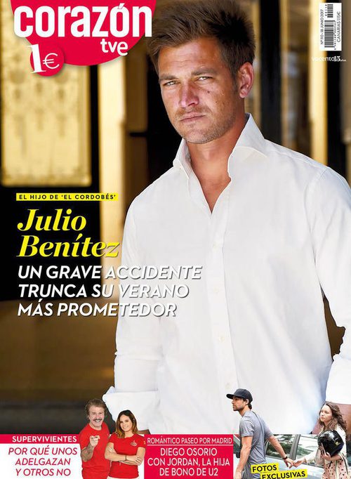 El grave accidente de Julio Benítez en la portada de Corazón