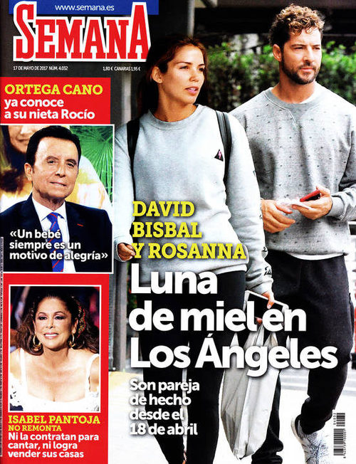 La luna de miel de Bisbal y su chica en la portada de Semana