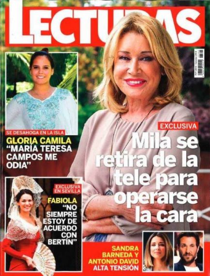 Mila Ximénez deja la televisión en la portada de Lecturas