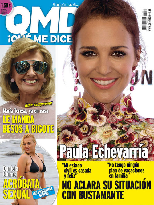 Paula Echevarría no aclara su situación con Bustamante en QMD!
