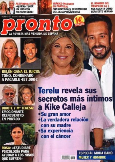 Terelu Campos revela sus secretos más íntimos en Pronto