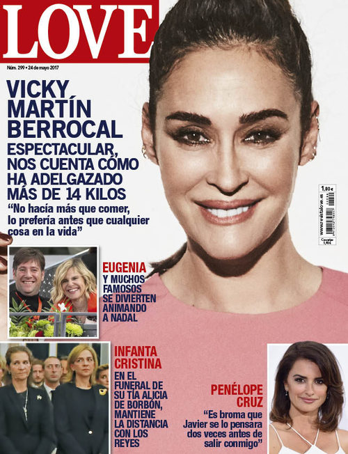 Vicky Martín Berrocal cuenta cómo ha adelgazado 14 kilos en la revista Love
