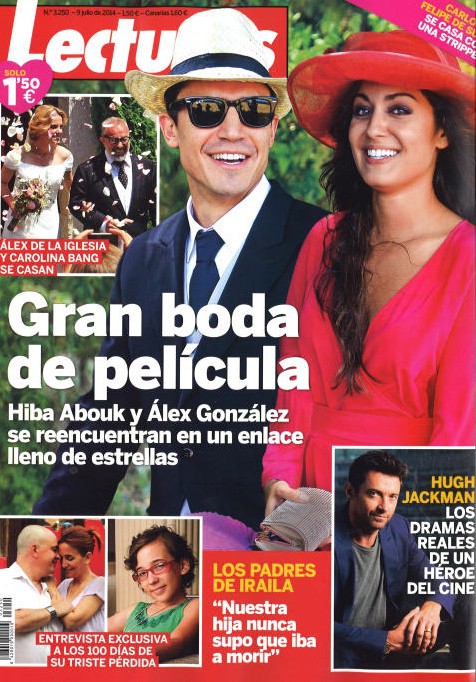 Gran boda de película en Lecturas