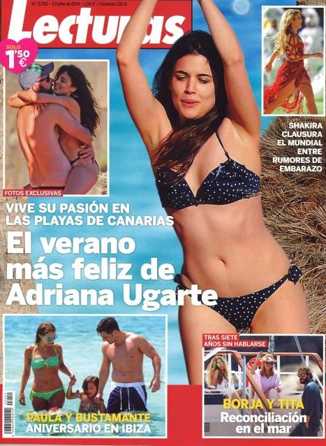 Lecturas muestra el verano más feliz de Adriana Ugarte