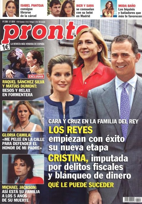Los Reyes Felipe y Letizia y la Infanta Cristina: la cara y la cruz de los Borbón en Pronto