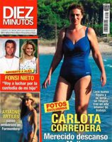 Carlota Corredera disfruta de Mallorca en Diez Minutos