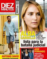Alba Carrillo protagonista de la portada de Diez Minutos por su próxima batalla judicial