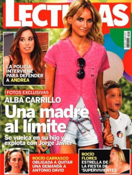Alba Carrillo se centra en su hijo tras su paso por 'Supervivientes' en Lecturas
