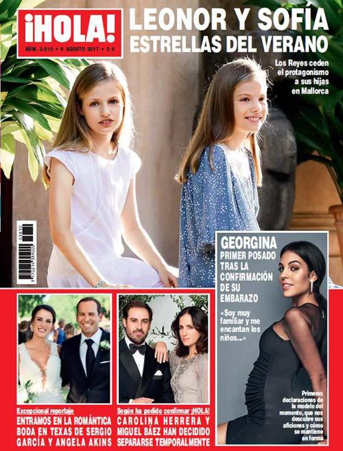 Georgina Rodríguez posa para ¡Hola! tras confirmar su embarazo