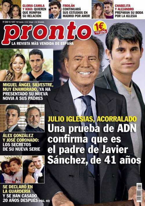 Julio Iglesias, acorralado en Pronto