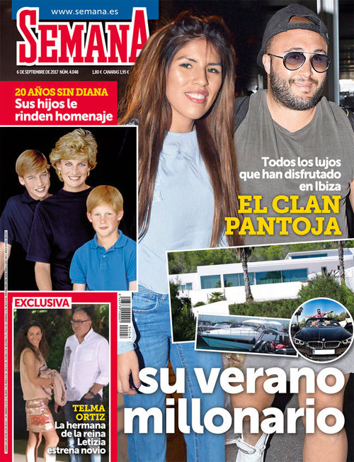 La revista Semana recoge el verano millonario del clan Pantoja en su portada