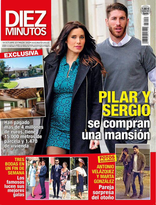 Diez Minutos anuncia la compra de una mansión de Sergio Ramos y Pilar Rubio