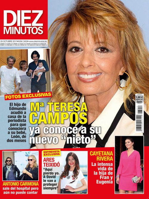 Diez Minutos anuncia que María Teresa Campos ya conoce a su nuevo 'nieto'