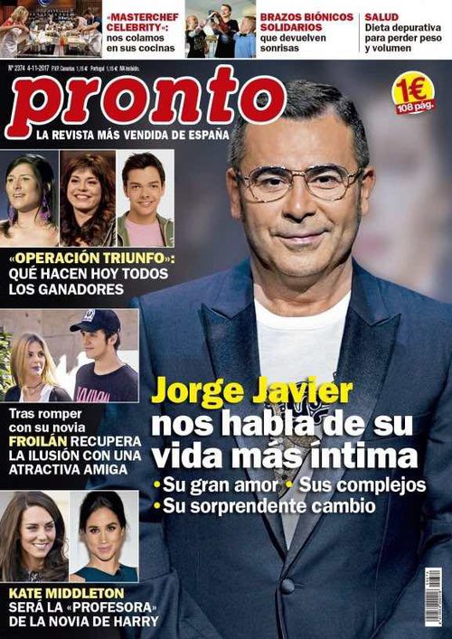 Jorge Javier habla de su vida más íntima en Pronto