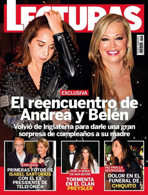 Lecturas muestra el reencuentro de Andrea y Belén Esteban
