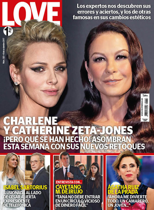 Love destaca el cambio de Charlene de Mónaco y Catherine Zeta-Jones
