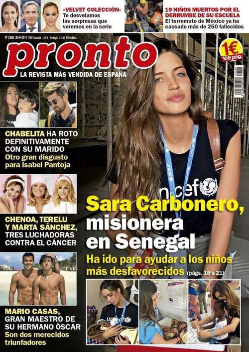 Pronto cuenta el viaje a Senegal de Sara Carbonero