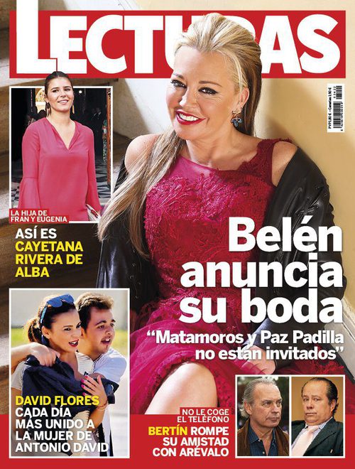 La revista Lecturas anuncia la boda de Belén Esteban