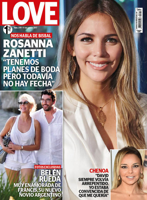 Rosana Zanetti comenta sus planes de boda con David Bisbal en Love