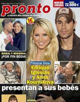 Pronto: Enrique Iglesias y Anna Kournikova presentan a sus bebés