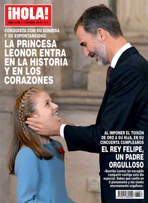 ¡Hola!: La Princesa Leonor entra en la historia y en los corazones