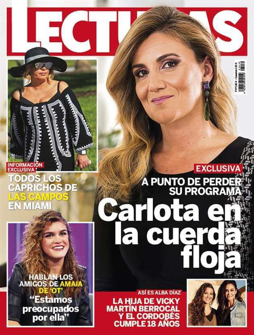 Lecturas desvela que Carlota Corredera está en la cuerda floja