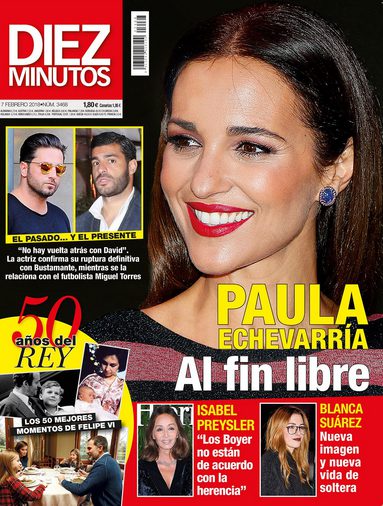 Paula Echevarría, al fin libre en Diez Minutos