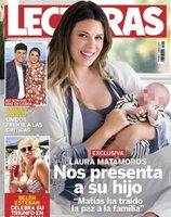Laura Matamoros presenta oficialmente a su primer hijo en la portada de Lecturas