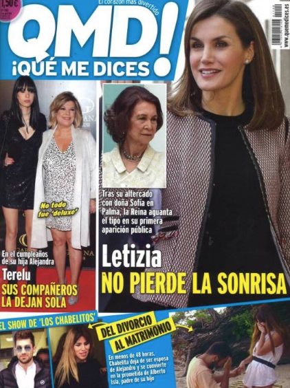 La primera aparición pública de la Reina Letizia tras la polémica en la portada de QMD!