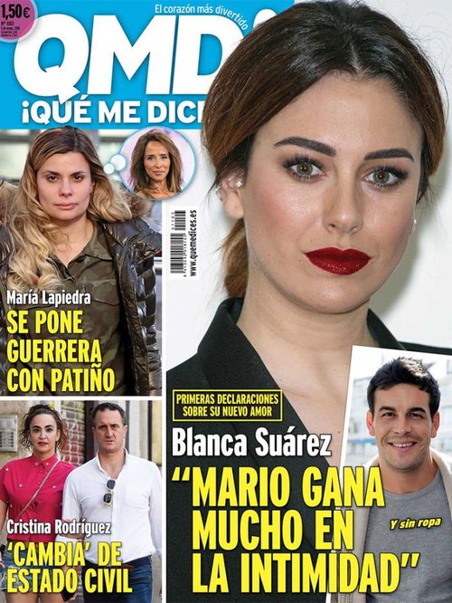 QMD! dedica su portada a Blanca Suárez y sus primeras palabras sobre Mario Casas