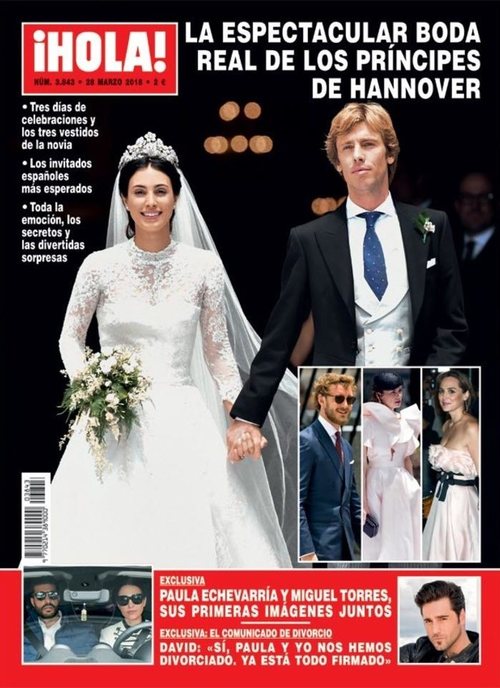 La boda de los Príncipes de Hannover en portada de la revista ¡Hola!