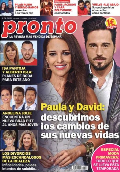 La nuevas vidas de Paula Etxebarría y David Bustamante tras su divorcio en revista Pronto