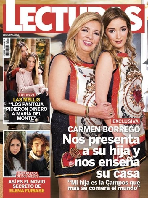 En portada de Lecturas presenta públicamente a su hija Carmen y abre las puertas de su casa