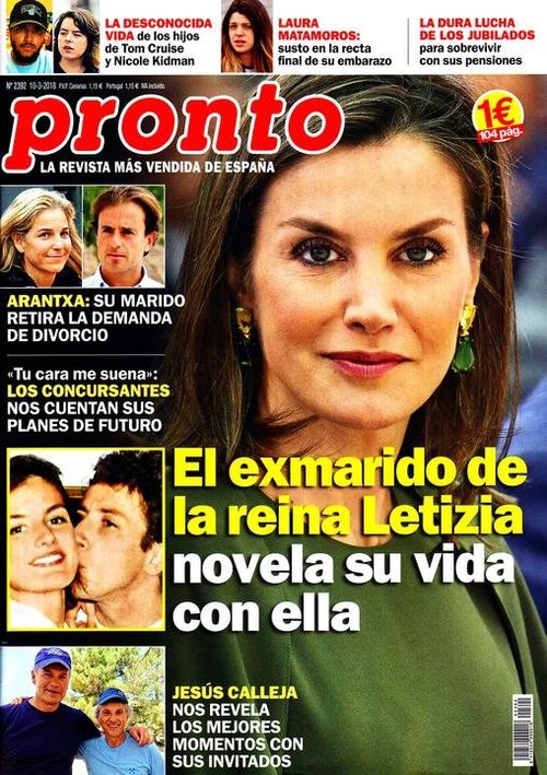 El exmarido de la reina Letizia publica una novela sobre su vida con ella en Pronto