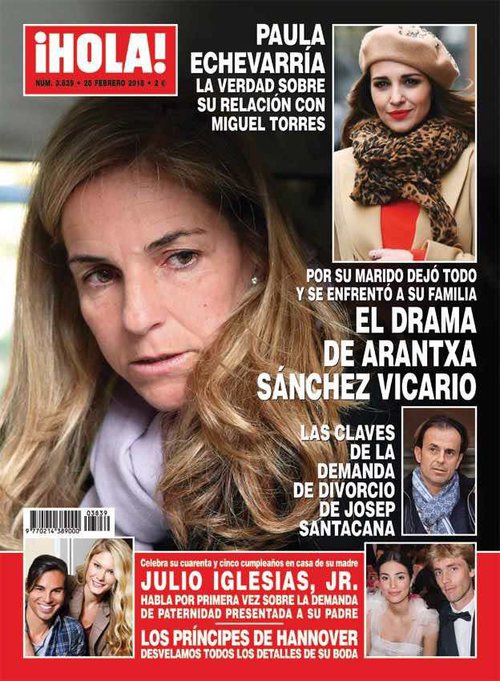 ¡Hola! cuenta el drama de Arantxa Sánchez Vicario
