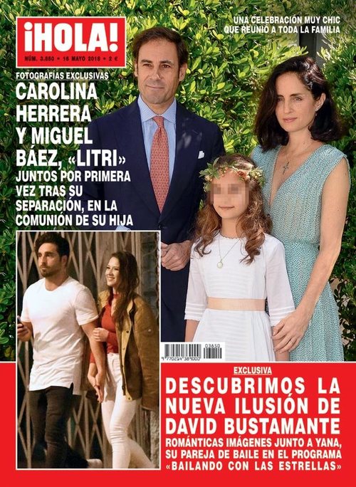 El reencuentro de Carolina Herrera y Miguel Báez tras su separación en revista ¡HOLA!