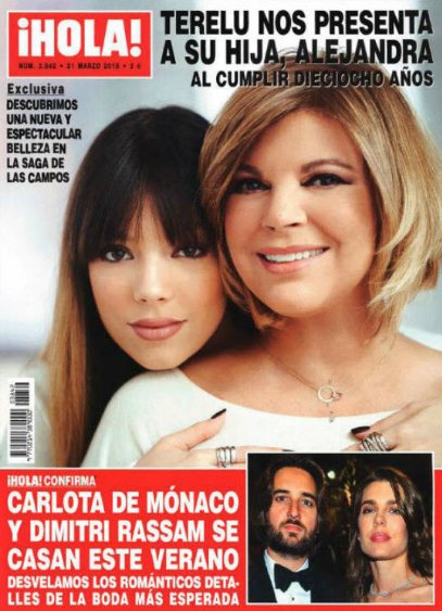 Terelu Campos presenta en exclusiva a su hija Alejandra para la revista ¡Hola!